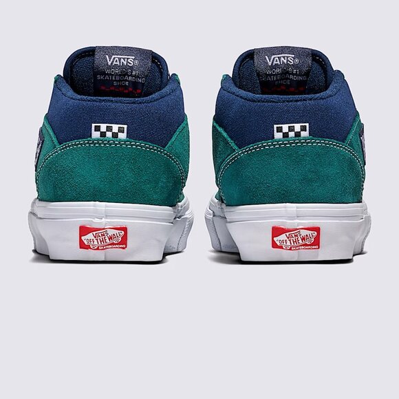 VANS SKATE HALF CAB SHOE Tartan Blue / Green VN0A2Z34BLG MENS SIZE 10.5 NEW - Picture 12 of 13